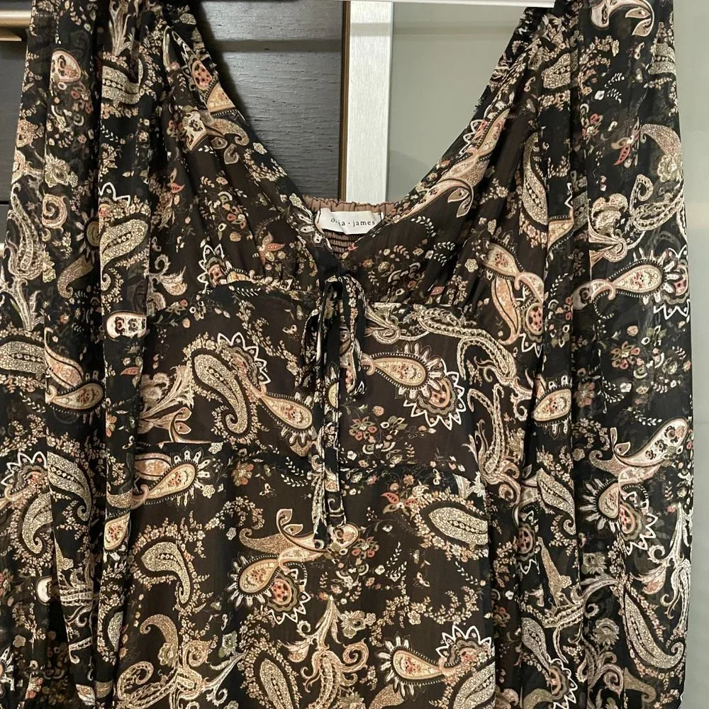 Western Style Ruffled Mini Dress - Picture 3 of 4